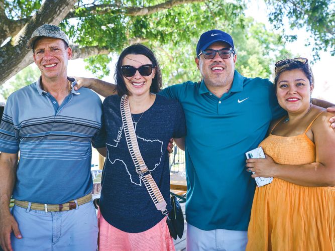 Tourists at Schatziland RV Resort San Marcos