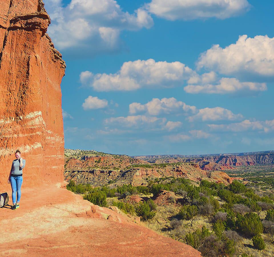 Breathtaking views of Palo Duro Canyon