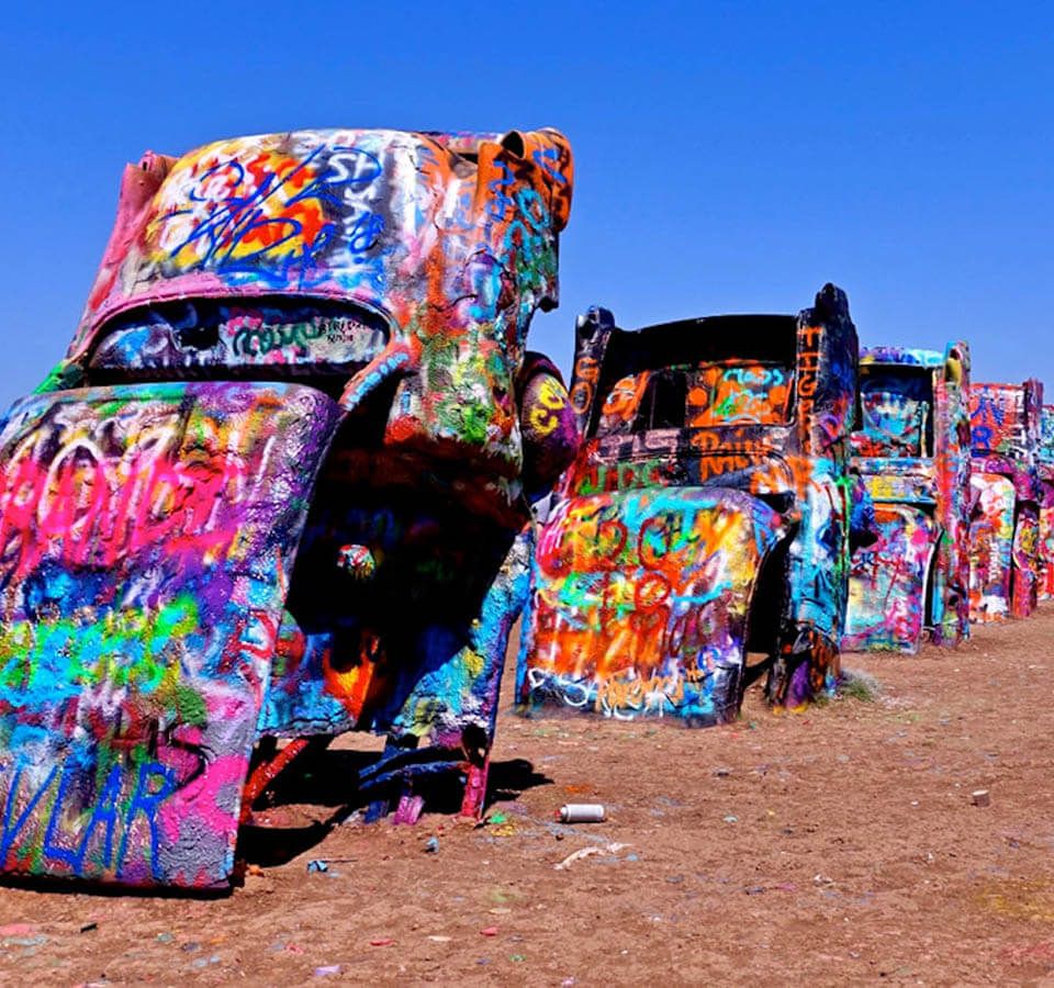 Texas RV Trips: The Cadillac Ranch